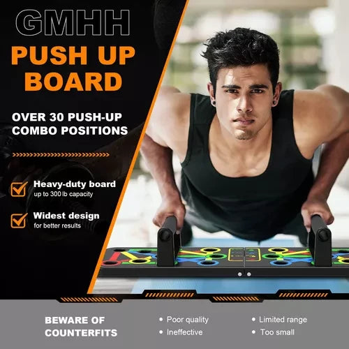 Tabla Push Up CM con Sistema Completo Flexiones