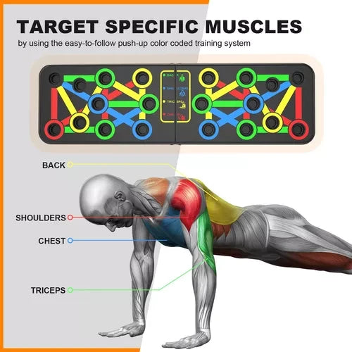Tabla Push Up CM con Sistema Completo Flexiones
