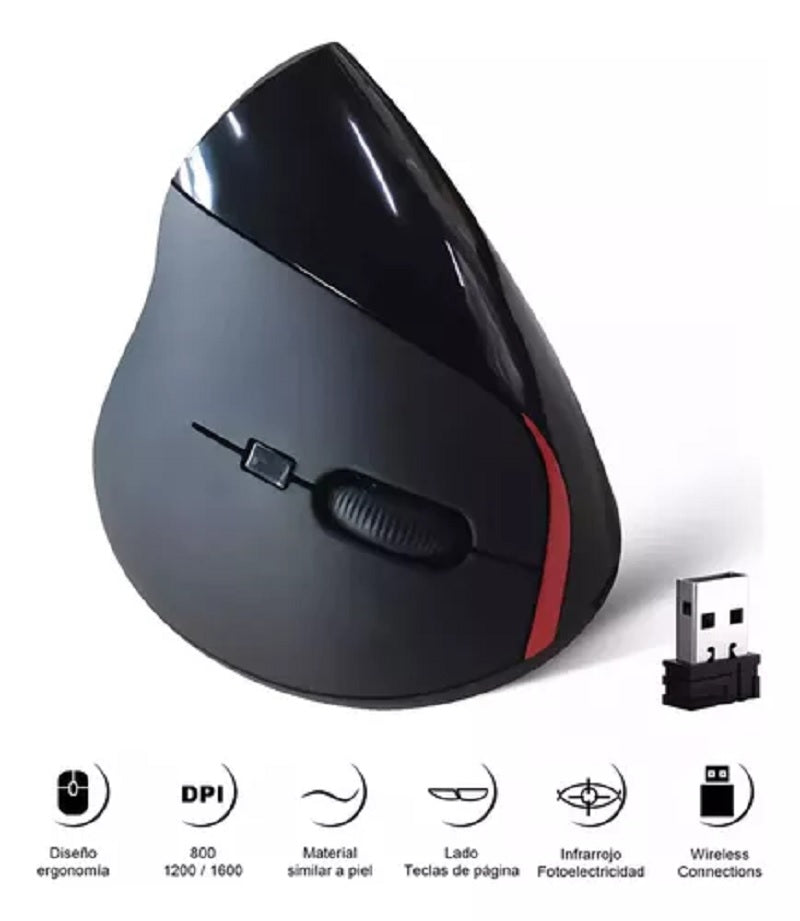 Mouse Ergonómico Vertical